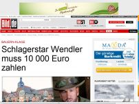 Bild zum Artikel: Bauern-Klage - Wendler muss 10 000 Euro zahlen