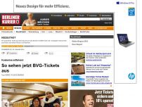Bild zum Artikel: Kostenlos mitfahren! - So sehen jetzt BVG-Tickets aus