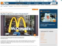Bild zum Artikel: McDonald's testet in Osnabrück - 
Big Mac-Lieferservice bald in Deutschland?