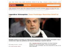 Bild zum Artikel: Legendärer Schauspieler: Oscar-Preisträger Maximilian Schell ist tot