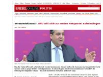 Bild zum Artikel: Vorstandsklausur: SPD will sich zur neuen Netzpartei aufschwingen