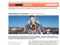 Bild zum Artikel: Massendemos in Australien: Lasst die Haie leben!