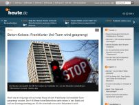 Bild zum Artikel: Beton-Koloss: Frankfurter Uni-Turm wird gesprengt