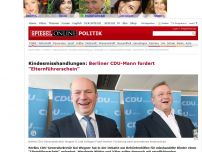 Bild zum Artikel: Kindesmisshandlungen: Berliner CDU-Mann fordert 'Elternführerschein'