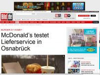 Bild zum Artikel: Burger at Home? - McDonald’s testet Lieferservice