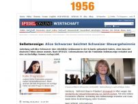 Bild zum Artikel: Selbstanzeige: Alice Schwarzer beichtet Schweizer Steuergeheimnis