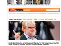 Bild zum Artikel: Oscar-Preisträger: Schauspieler Philip Seymour Hoffman ist tot