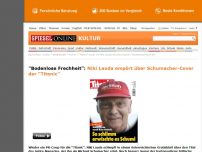 Bild zum Artikel: 'Bodenlose Frechheit': Niki Lauda empört über Schumacher-Cover der 'Titanic'