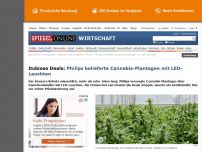 Bild zum Artikel: Dubiose Deals: Philips belieferte Cannabis-Plantagen mit LED-Leuchten