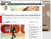 Bild zum Artikel: stern-exklusiv: CDU-Schatzmeister Linssen hortete Geld in Briefkastenfirma