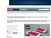 Bild zum Artikel: Horrende Telefonrechnungen: Unbekannte kapern Fritzbox-Router