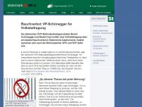 Bild zum Artikel: Rauchverbot: VP-Schönegger für Volksbefragung
