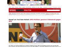 Bild zum Artikel: Kampf um YouTube-Hoheit: SPD-Politiker gewinnt Videostreit gegen NPD