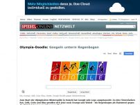 Bild zum Artikel: Olympia-Doodle: Googeln unterm Regenbogen