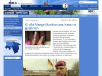 Bild zum Artikel: Kaserne Seedorf: Tausende Schuss Munition verschwunden