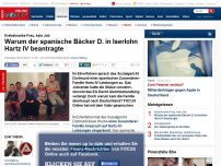 Bild zum Artikel: Krebskranke Frau, kein Job - Warum der spanische Bäcker D. in Iserlohn Hartz IV beantragte