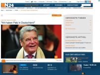 Bild zum Artikel: Joachim Gauck in Indien - 
'Wir haben Platz in Deutschland'