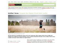 Bild zum Artikel: Achilles' Verse: Vergesst den Hipster-Druck beim Laufen