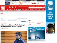Bild zum Artikel: Mehr als 0,5 Promille - Alkohol am Steuer! Polizei stoppt HSV-Sportchef Oliver Kreuzer
