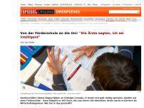 Bild zum Artikel: Von der Förderschule an die Uni: 'Die Ärzte sagten, ich sei intelligent'