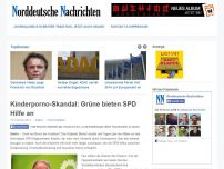 Bild zum Artikel: Kinderporno-Skandal: Grüne bieten SPD Hilfe an