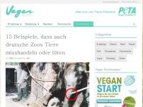 Bild zum Artikel: 15 Beispiele, dass auch deutsche Zoos Tiere misshandeln oder töten