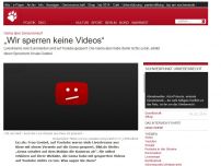 Bild zum Artikel: Gema über Zensurvorwurf: „Wir sperren keine Videos“