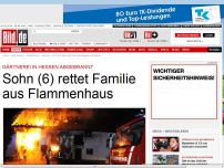 Bild zum Artikel: Brand in Hessen - Sohn (6) rettet Familie aus Flammenhaus