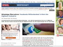 Bild zum Artikel: WhatsApp-Übernahme: Facebooks Milliardendeal irritiert die Hightech-Industrie