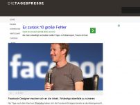 Bild zum Artikel: Facebook-Designer machen sich an die Arbeit, WhatsApp ebenfalls zu ruinieren