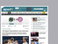 Bild zum Artikel: 4:0! Bayern demontieren auch Hannover