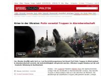 Bild zum Artikel: Krise in der Ukraine: Putin versetzt Truppen in Alarmbereitschaft