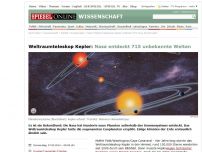Bild zum Artikel: Weltraumteleskop Kepler: Nasa entdeckt 715 unbekannte Welten