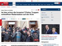 Bild zum Artikel: +++ News-Ticker zur Ukraine +++ - Russland schickt 2000 Soldaten auf die Krim - US-Präsident Obama warnt Putin