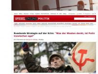 Bild zum Artikel: Russlands Strategie auf der Krim: 'Was der Westen denkt, ist Putin inzwischen egal'