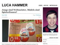 Bild zum Artikel: Jungs sind Weltmeister, Mädels sind Spielerfrauen?