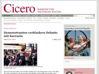 Bild zum Artikel: Demonstranten verhindern Cicero-Foyergespräch
