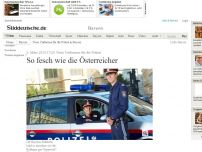 Bild zum Artikel: Neue Uniformen für die Polizei: So fesch wie die Österreicher