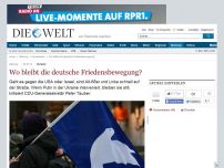 Bild zum Artikel: Ukraine: Wo bleibt die deutsche Friedensbewegung?