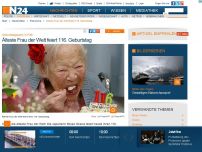Bild zum Artikel: Geburtstagsparty in Pink - 
Älteste Frau der Welt feiert 116. Geburtstag