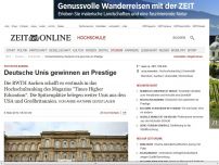 Bild zum Artikel: Hochschulranking: 
			  Deutsche Unis gewinnen an Prestige