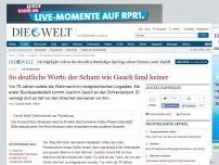 Bild zum Artikel: Griechenland-Besuch: Gauck bittet 'mit Scham und Schmerz' um Verzeihung