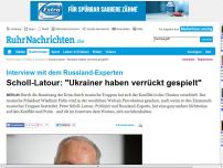 Bild zum Artikel: Scholl-Latour: 'Ukrainer haben verrückt gespielt'