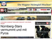 Bild zum Artikel: Ärger für Club-Profis - 2 Nürnberg-Stars vermummt und mit Pyros