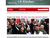 Bild zum Artikel: Protest in der Türkei: 'Wir leiden unter einer islamischen Diktatur'