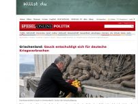 Bild zum Artikel: Griechenland: Gauck entschuldigt sich für deutsche Kriegsverbrechen