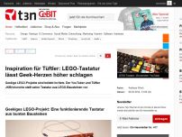 Bild zum Artikel: Kreativer Tippen: Tüftler entwickelt Tastatur aus LEGO-Bausteinen