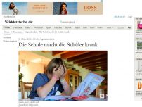 Bild zum Artikel: Jugendmedizin: Die Schule macht die Schüler krank