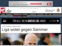 Bild zum Artikel: Liga wütet gegen Sammer Nach seiner Kritik an der Konkurrenz bekommt Bayern-Sportvorstand Matthias Sammer heftigen Gegenwind aus der Liga. »