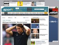Bild zum Artikel: VfB feuert Schneider, Stevens kommt